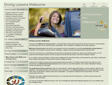 Tablet Screenshot of drivinglessonsmelbourne.com.au